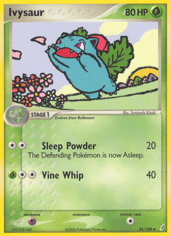 Ivysaur — EX Crystal Guardians 34/100