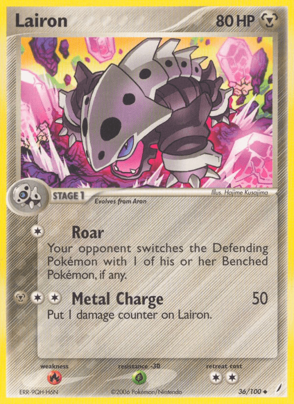 Lairon — EX Crystal Guardians 36/100