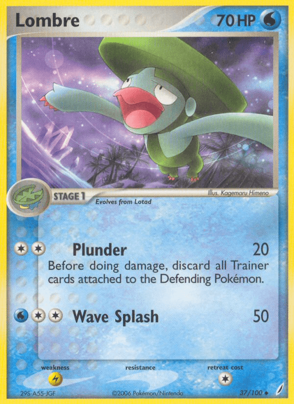 Lombre — EX Crystal Guardians 37/100