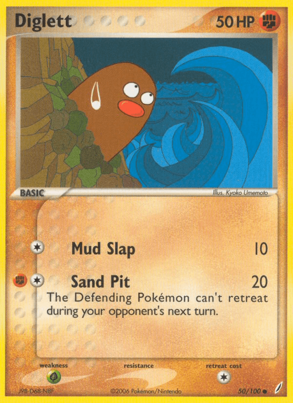 Diglett — EX Crystal Guardians 50/100