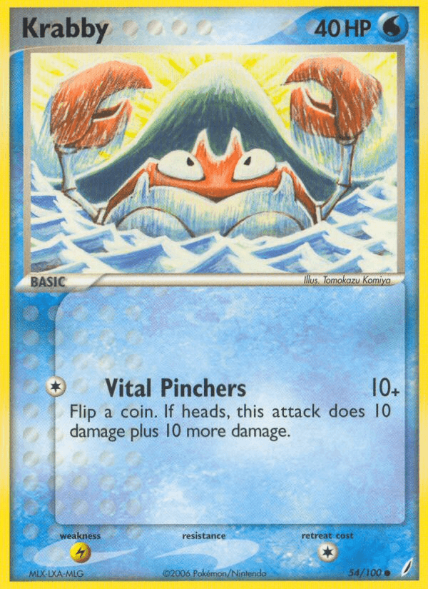 Krabby — EX Crystal Guardians 54/100