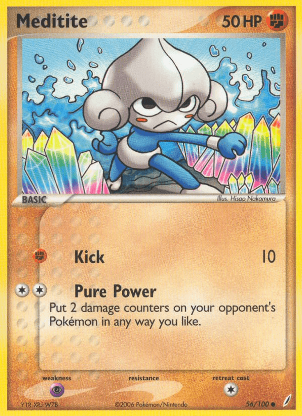 Meditite — EX Crystal Guardians 56/100