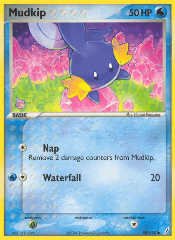 Mudkip — EX Crystal Guardians 58/100