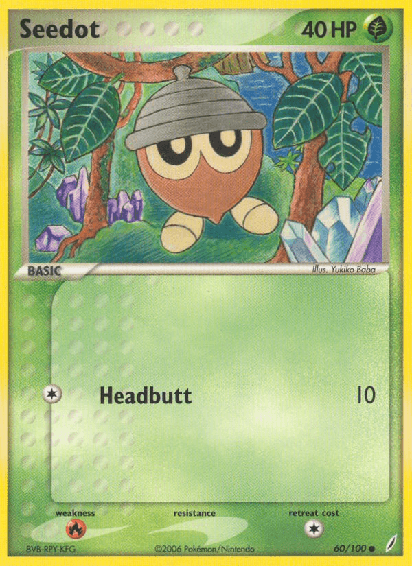 Seedot — EX Crystal Guardians 60/100