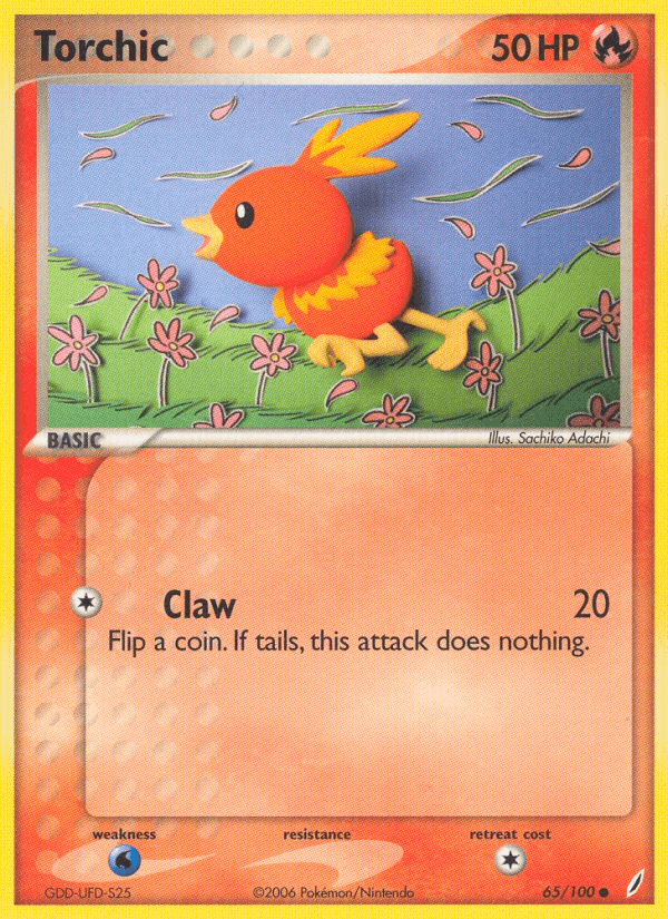 Torchic — EX Crystal Guardians 65/100