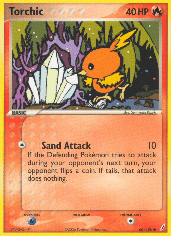 Torchic — EX Crystal Guardians 66/100