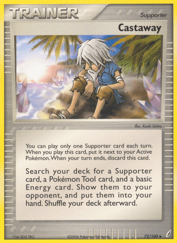 Castaway — EX Crystal Guardians 72/100