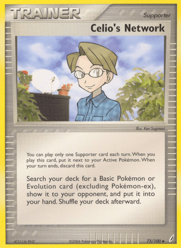 Celio's Network — EX Crystal Guardians 73/100