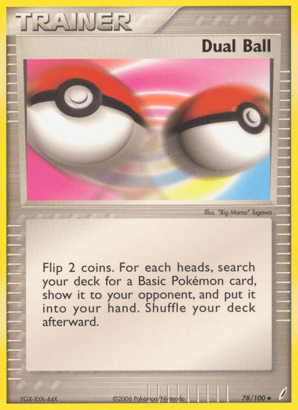 Dual Ball — EX Crystal Guardians 78/100