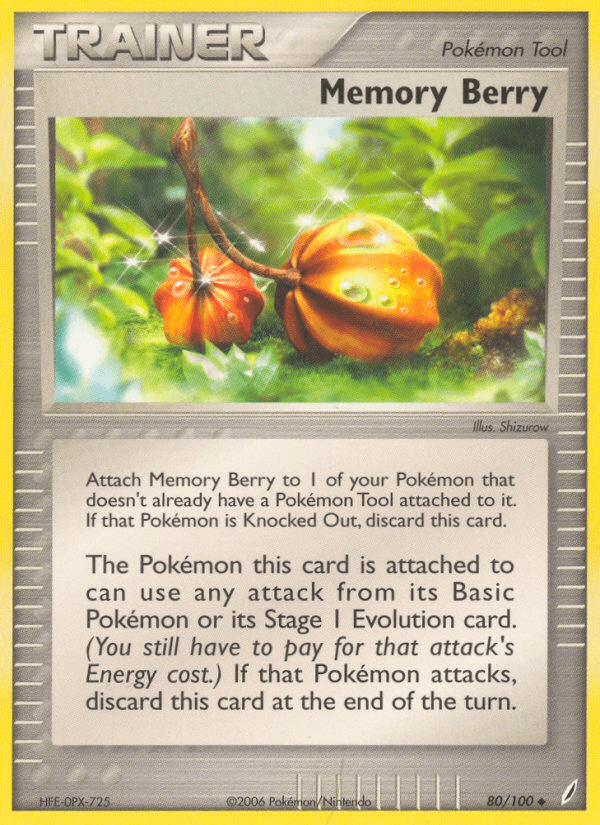 Memory Berry — EX Crystal Guardians 80/100