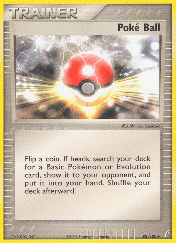 Poké Ball — EX Crystal Guardians 82/100