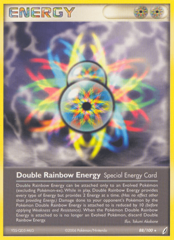 Double Rainbow Energy — EX Crystal Guardians 88/100