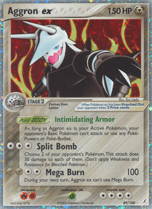 Aggron ex — EX Crystal Guardians 89/100
