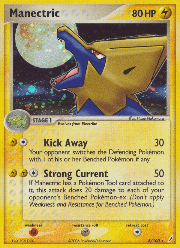 Manectric — EX Crystal Guardians 8/100