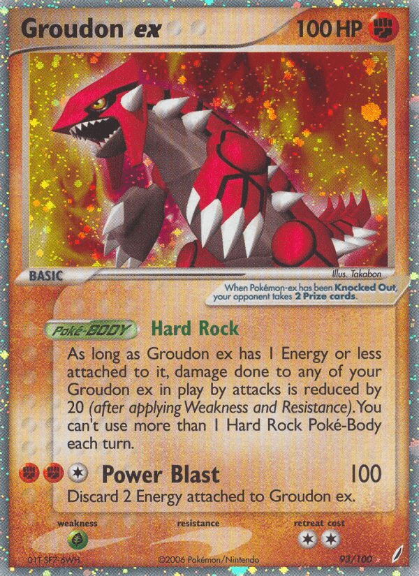Groudon ex — EX Crystal Guardians 93/100