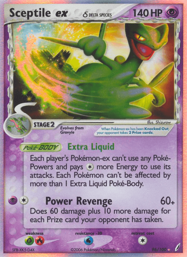 Sceptile ex δ — EX Crystal Guardians 96/100