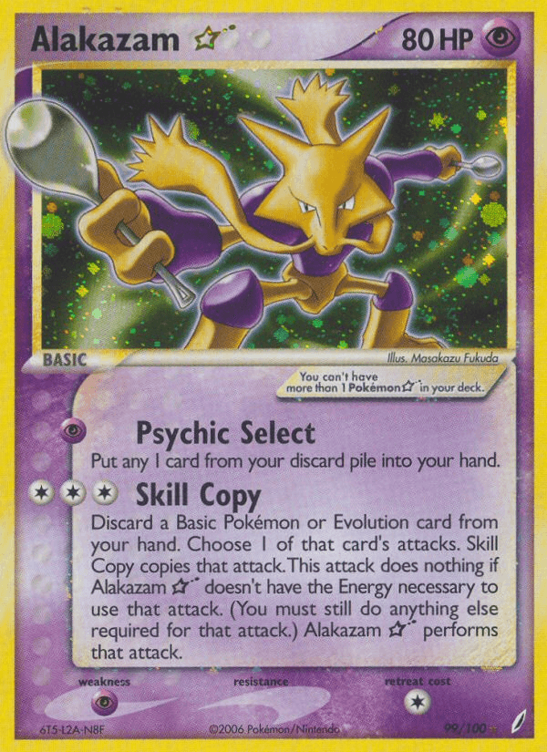 Alakazam — Gold Star 99/100