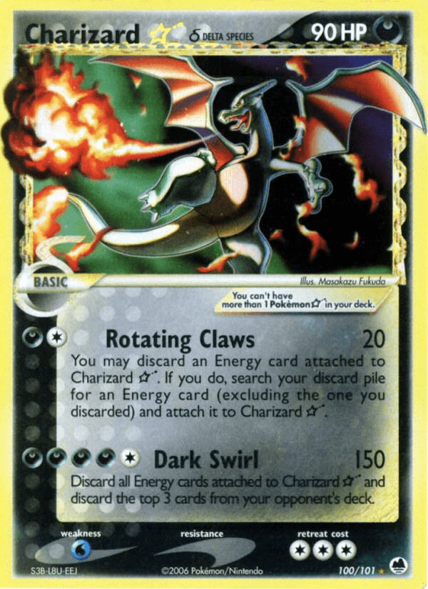 Charizard — Gold Star 100/101