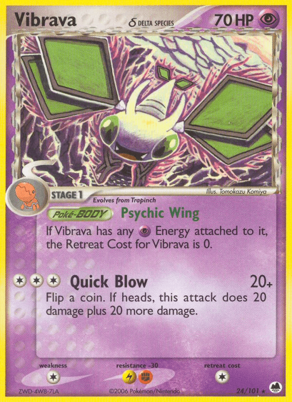 Vibrava δ — EX Dragon Frontiers 24/101