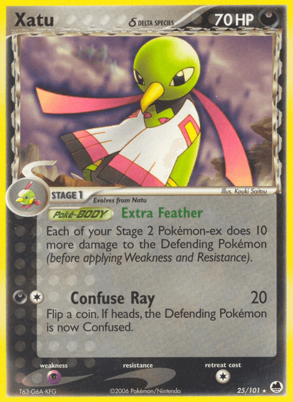Xatu δ — EX Dragon Frontiers 25/101
