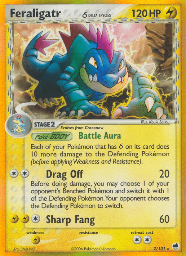 Feraligatr δ — EX Dragon Frontiers 2/101