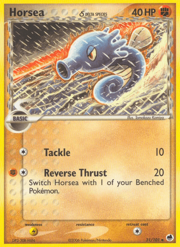 Horsea δ — EX Dragon Frontiers 31/101