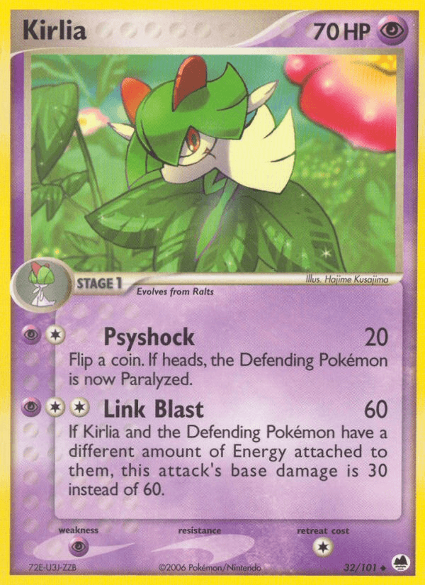 Kirlia — EX Dragon Frontiers 32/101