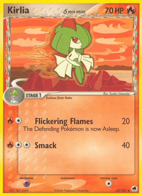Kirlia δ — EX Dragon Frontiers 33/101