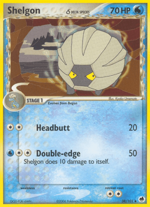 Shelgon δ — EX Dragon Frontiers 38/101