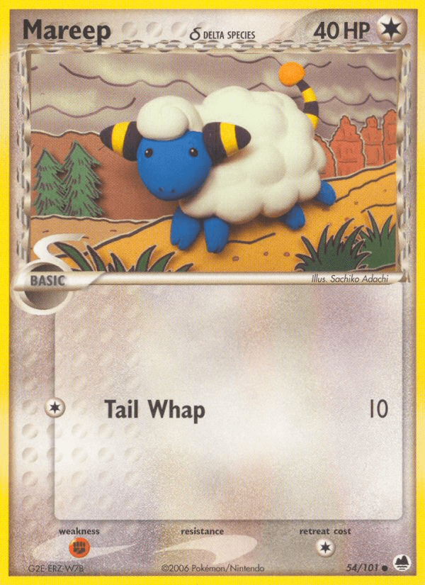 Mareep δ — EX Dragon Frontiers 54/101
