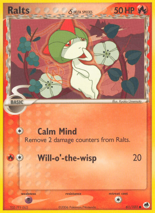 Ralts δ — EX Dragon Frontiers 61/101