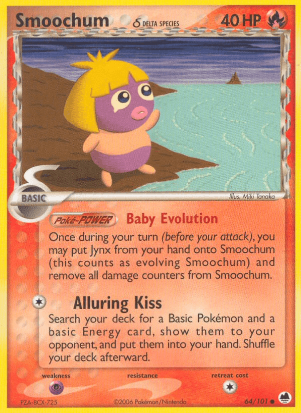 Smoochum δ — EX Dragon Frontiers 64/101