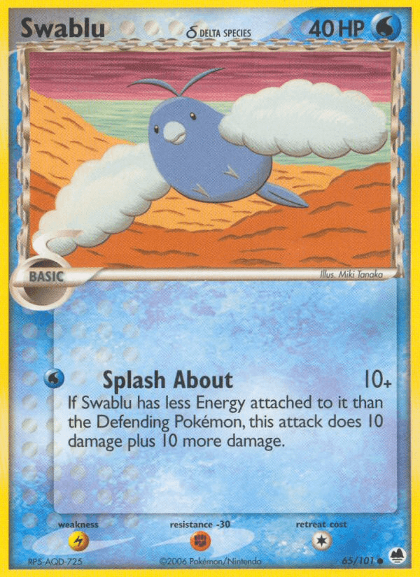 Swablu δ — EX Dragon Frontiers 65/101