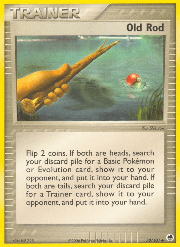 Old Rod — EX Dragon Frontiers 78/101