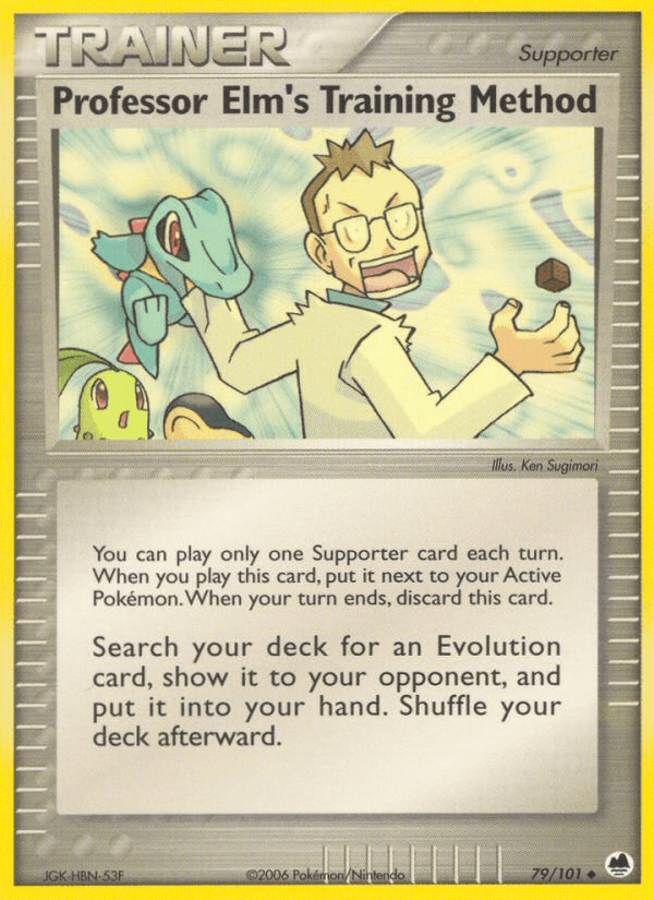 Professor Elm's Training Method — EX Dragon Frontiers 79/101