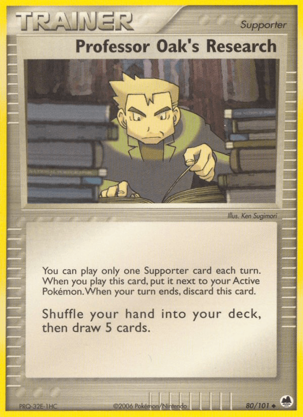 Professor Oak's Research — EX Dragon Frontiers 80/101