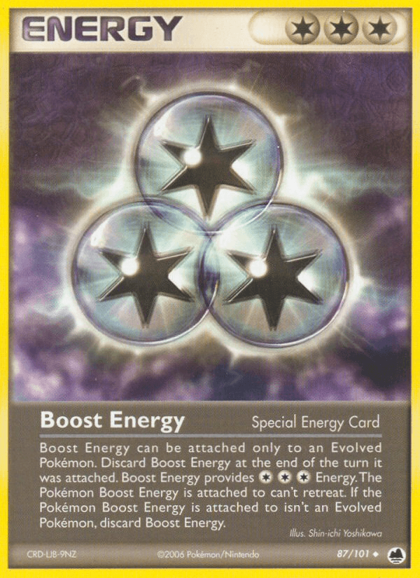 Boost Energy — EX Dragon Frontiers 87/101