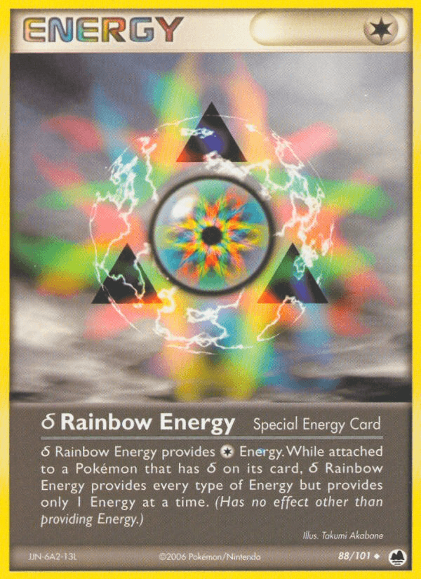 δ Rainbow Energy — EX Dragon Frontiers 88/101