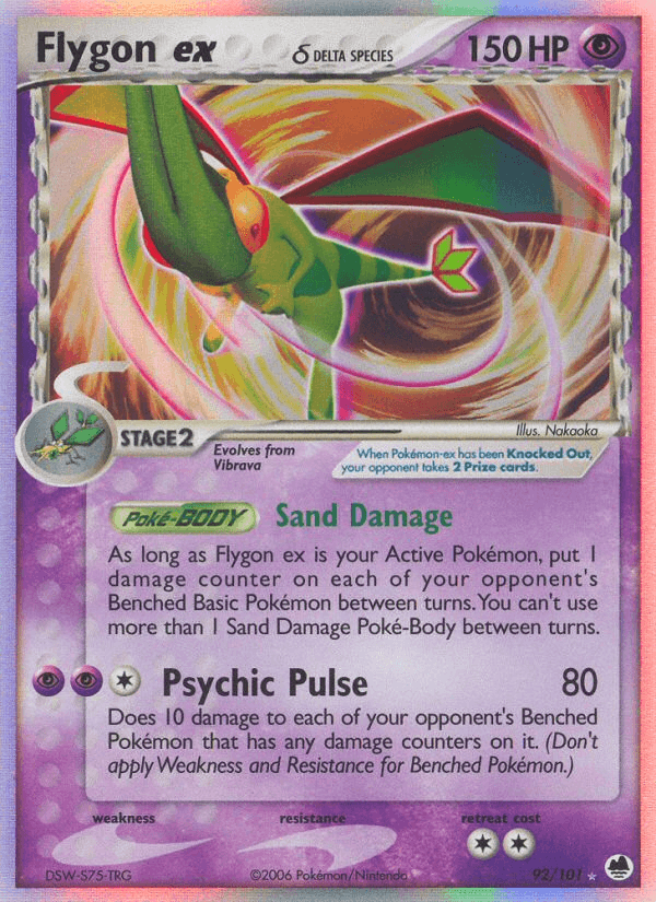 Flygon ex δ — EX Dragon Frontiers 92/101