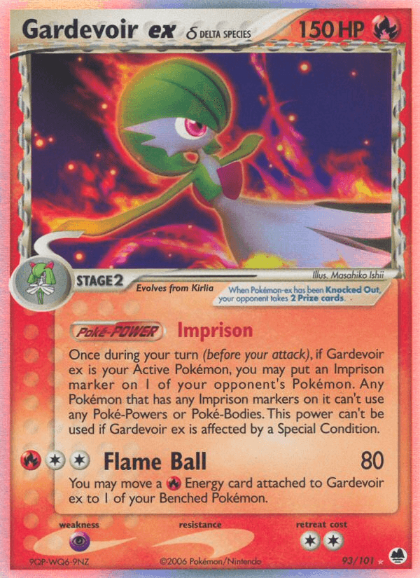 Gardevoir ex δ — EX Dragon Frontiers 93/101