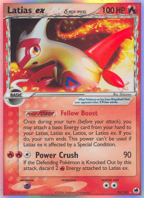 Latias ex δ — EX Dragon Frontiers 95/101