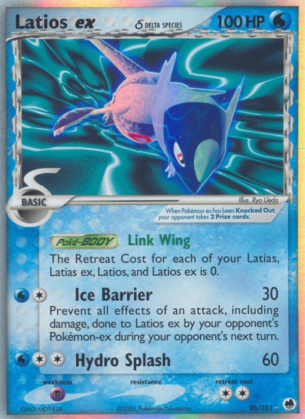 Latios ex δ — EX Dragon Frontiers 96/101