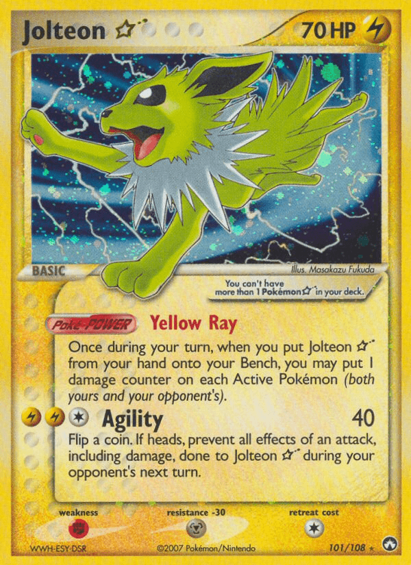 Jolteon — Gold Star 101/108