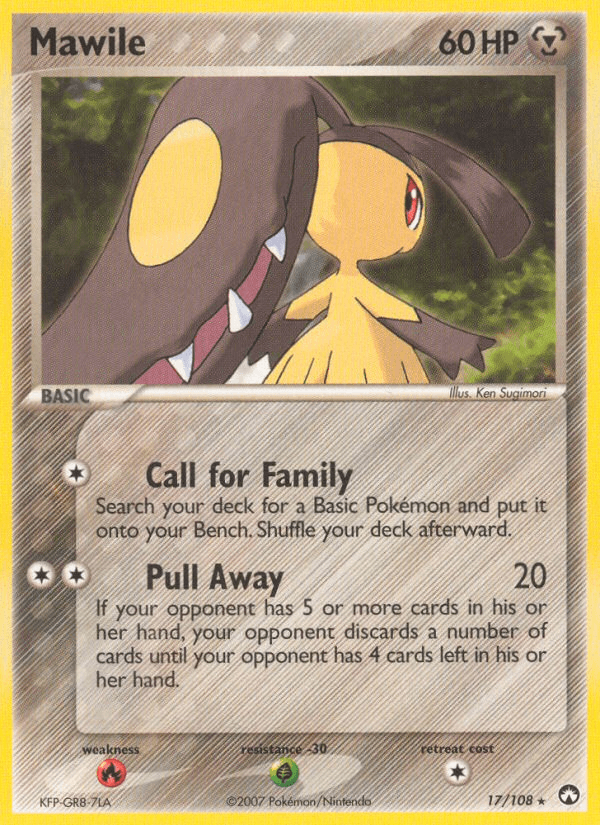Mawile — EX Power Keepers 17/108