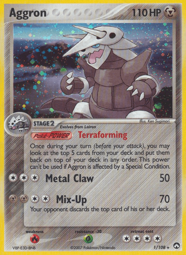 Aggron — EX Power Keepers 1/108