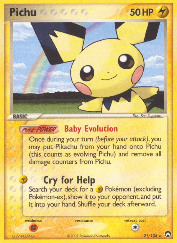 Pichu — EX Power Keepers 21/108