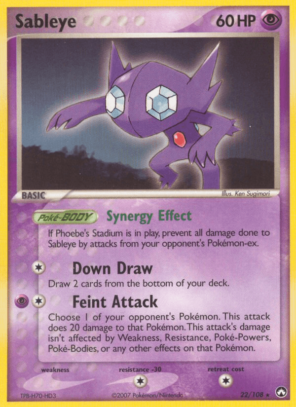 Sableye — EX Power Keepers 22/108