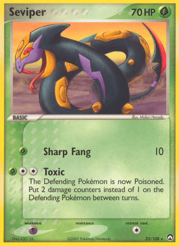 Seviper — EX Power Keepers 23/108