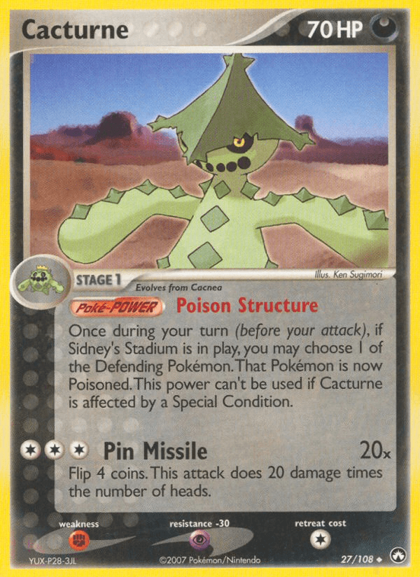 Cacturne — EX Power Keepers 27/108