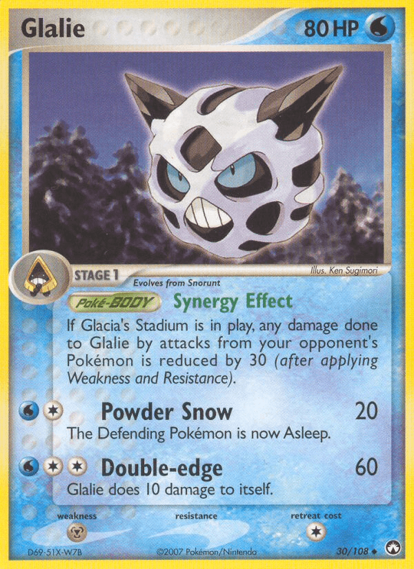 Glalie — EX Power Keepers 30/108